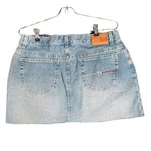 Tommy Hilfiger Women’s Cutoff Denim Mini Skirt
